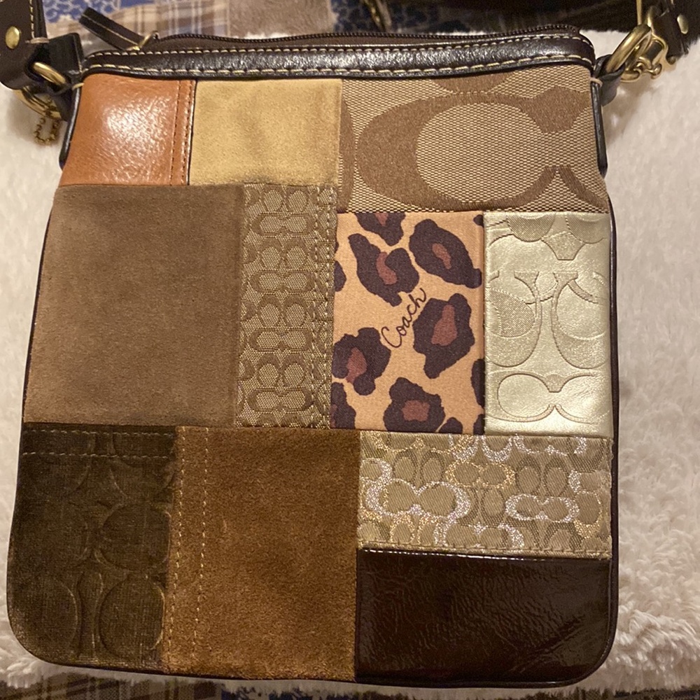 Coach Limited Edition Patchwork Crossbody Bag EUC